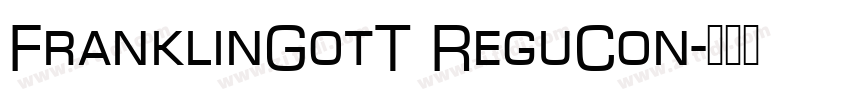 FranklinGotT ReguCon字体转换
